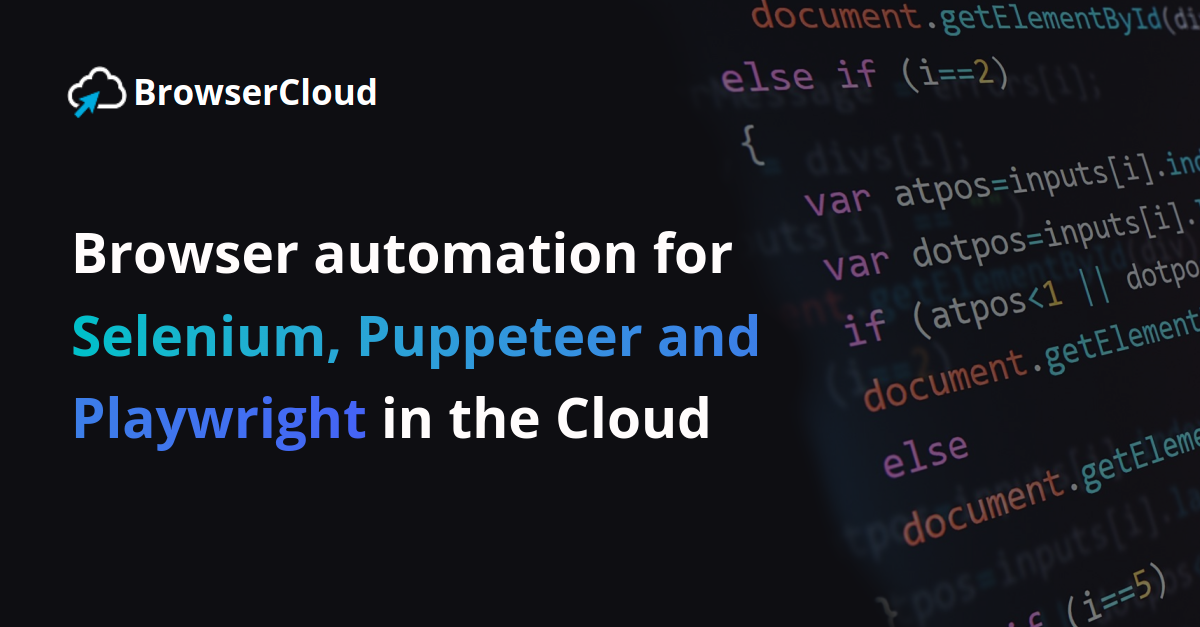 Puppeteer Testing in the Cloud